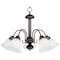 Maxim Lighting Malaga 5-Light 24" Wide Oil Rubbed Bronze Chandelier 2698MROI - alternate 1